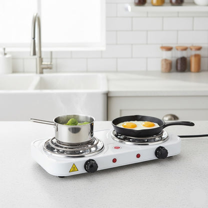 Double Burner Electric Stove