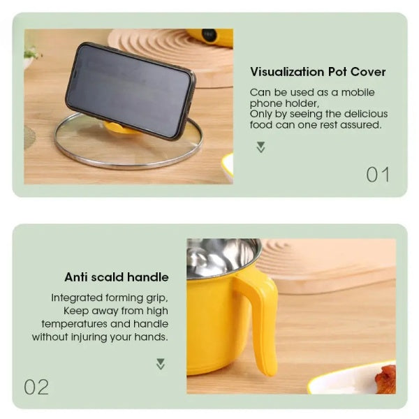 Electric Cooking Pot with Lid